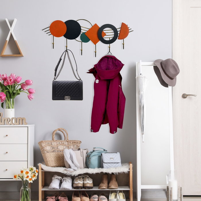 Wallity Mualla Gancho de pared de metal Multicolor